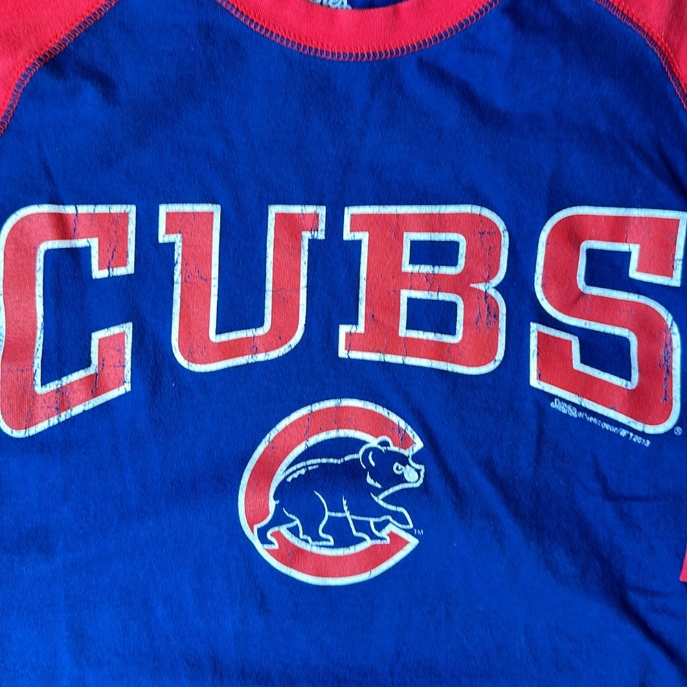 Chicago Cubs Stitches Short Sleeve Shirt, Size Medium - Picture 2 of 6